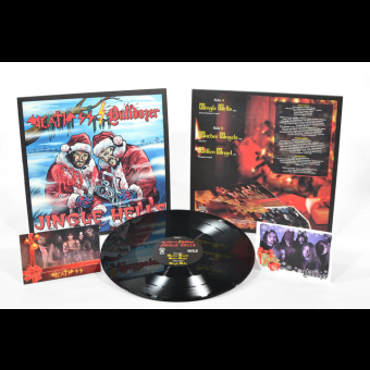 DEATH SS / BULLDOZER Jingle Hells LP BLACK [VINYL 12"]